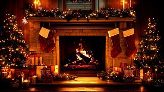 Christmas Fireplace 12 Hrs 🔥 Crackling Fire with Burning Logs No Music [upl. by Stanleigh]