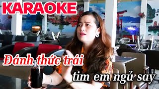 KARAOKE  Đoạn Đường Vắng  Cẩm My  Tone Nữ [upl. by Nolubez]