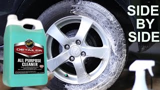 Car Tire Cleaner Test  Meguiars D101 All Purpose Cleaner [upl. by Gabe]