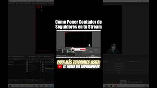 Cómo Poner Contador de Seguidores en Stream [upl. by Corbett115]