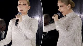 Celine Dion Shines in Epic Performance to Close Paris 2024 Olympics Opening Ceremony [upl. by Rehpitsirhc]