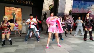 DanceEvolution Arcade 板橋大遠百快閃  朧  A Geishas Dream [upl. by Etnauj]