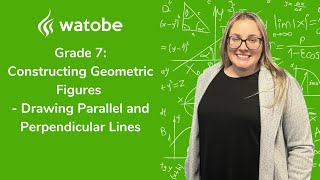 Grade 7  Constructing Geometric Figures drawing parallel and perpendicular lines [upl. by Allebara]