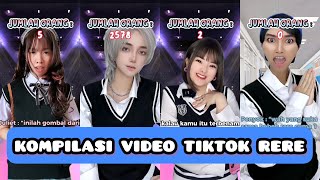 KOMPILASI VIDEO TIKTOK POV RERE Jumlah Orang Saldo  Regitamasri [upl. by Nnylasor]