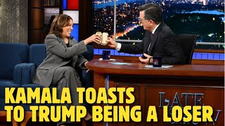 Kamala The Candidate To Have A Beer With Trump The Candidate To BLACKMAIL [upl. by Googins]