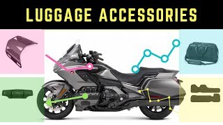 2018 HONDA GOLDWING LUGGAGE ACCESSORIES [upl. by Rolo]