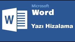 Ders 6  yazı hizalama nasıl yapılır Word Dersleri [upl. by Ineslta]