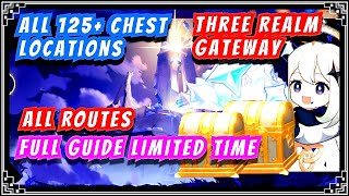 THREE REAML GATEWAY OFFERING ALL CHEST LOCATIONS  ENKANOMIYA ISLAND 25 GENSHIN IMPACT EVENT [upl. by Hernardo]