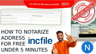 How to Notarized the US address of LLC from INCFILE From Pakistan  Step by Step llc FORM1583 [upl. by Ced972]