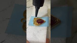 Specialrose pervatiom in resin pendant amp ring minivlog resinlovers resin naildesign viralvideo [upl. by Dweck502]