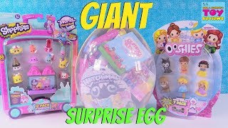 Hatchimals Ooshies Disney Trolls Giant Surprise Egg Opening  PSToyReviews [upl. by Galen]