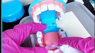 ASMR Dentist Checkup new Braces Whisperedasmrdentist [upl. by Nixie205]