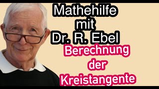 Berechnung einer Kreistangente [upl. by Ahseei]