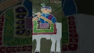 Sankranti 2025 gangireddu dudubasavanna design ytshorts shorts [upl. by Ainyt962]