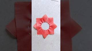 Easy DIY Fabric FlowersHand Embroidery DesignCloth flower making sewing [upl. by Fasano]