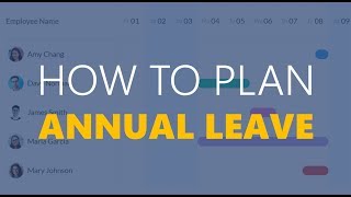 How To Plan Annual Leave For Free In 2019 [upl. by Chak]