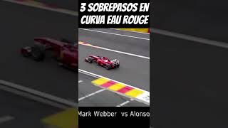 Sobrepasos en Eau Rouge f1 eaurouge gpbelgica colapinto hamilton verstappen [upl. by Llerat]