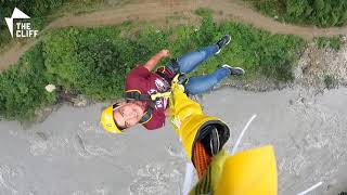 Bikash paija myagdi khibang bungi jump at parbat kusma [upl. by Winni]