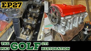 quotThe Mk3 Golf Gti Restorationquot EP27 Engine Head Rebuild Part 2 [upl. by Artemed]