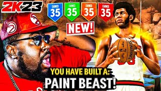 EXTREME COMP KAREEM ABDUL JABBAR BEST CENTER BUILD ON NBA 2K23 [upl. by Bohlen709]