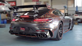 Mercedes AMG GT Black Series feat TFL Italy Downpipes amp OPF Delete  Start Up Revs amp Test Drive [upl. by Bibah]