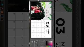 New Free Download Photo Calendar PSD l Wedding Calendar l Photoshop 2024 l Free PSD Download [upl. by Trisha]