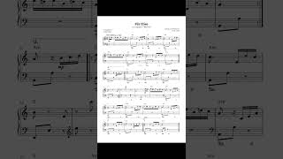 Fur Elise  Easy Intermediate Piano Sheet Music shorts fürelise pianosheetmusic [upl. by Llirrehs]