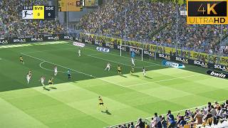 4K  PES 2024 Ultra Realism Sound and Graphics Mods  Borussia Dortmund vs Frankfurt  2425 Season [upl. by Beverle]