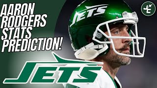 Aaron Rodgers STATS Prediction In 2024  New York Jets OffSeason 2024 [upl. by Lurline506]