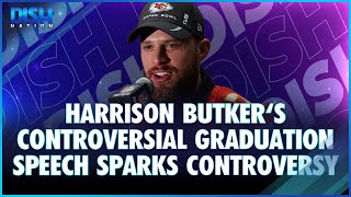 Harrison Butkers Controversial Graduation Speech on quotDiabolical Liesquot Told to Women at Benedictine [upl. by Knowland]