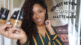 Honest Foundation Review and Demo Covergirl TruBlend Matte Made Liquid Foundation  Lia Lavon [upl. by Warchaw]