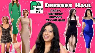 I Am Shocked😳 Trendy NEWME Dresses  Trendy Dresses For Women Haul🤯 NewMe Asia  Himani [upl. by Aimahc]