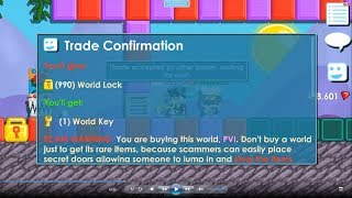 Growtopia  Buying PVI for change B6WLS name [upl. by Nennerb926]