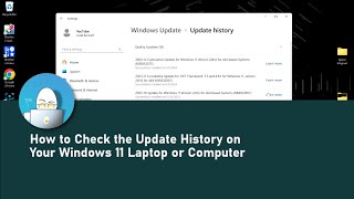 How to Check the Update History on Your Windows 11 Laptop or Computer [upl. by Ettenyl]