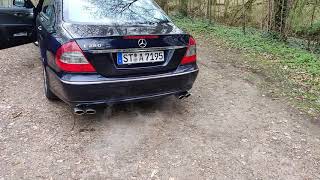 E280 Sound Update 1yr w Ulter ESDMuffler 3l V6 w211 [upl. by Ainoet]