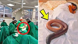 Woman Arrives at the Hospital with Stomach Pain and Doctors Panic at What Comes Out of Her Belly [upl. by Ihel676]