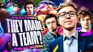 THIS TEAM IS INSANE LOS RATONES SCRIMS [upl. by Phylys]