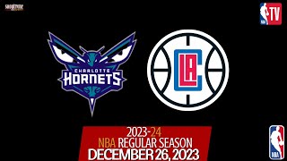 Charlotte Hornets vs Los Angeles Clippers Live Stream PlayByPlay amp Scoreboard NBA [upl. by Acihsay]