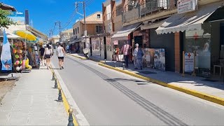 SIDARI CORFU main strip walk June 2024 around mid day [upl. by Franciscka428]