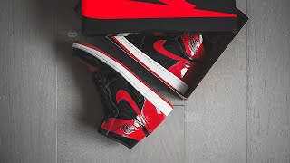 Air Jordan 1 Retro High OG quotPatent Bredquot Review amp OnFeet [upl. by Ahsatsana]