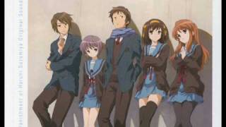 The Vanishment of Haruhi Suzumiya OST  21  Rikishi no Tenkan Ten [upl. by Ybba]