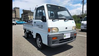 Sold out 1994 Subaru sambar truck KS4193259 Japanese Mini Truck Kei truck For sale FOB price 4WD [upl. by Mackintosh631]