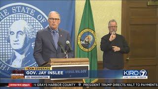 VIDEO Gov Inslee addresses what it will take to ease up on restrictions [upl. by Brunhilda]