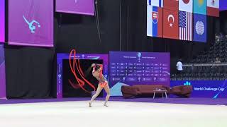 YAMADA Aino JPN RIBBON FIG Rhythmic Gymnastics World Challenge Cup CLUJ NAPOCA [upl. by Novaj360]