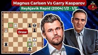 Magnus carlsen vs Kasparov 2004 [upl. by Adnarym526]