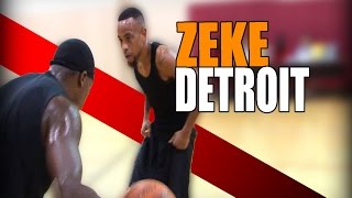 1 on 1 Basketball Championship quotZeke vs Detroitquot Game 066  V1F [upl. by Graehme]