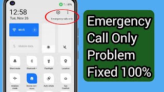 How to Fix Emergency Call Only No Service No Sim Card Problem On Android New Update [upl. by Scrivenor80]