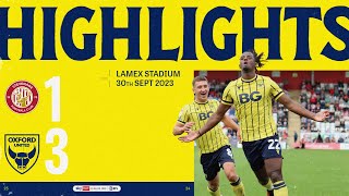 Stevenage v Oxford United highlights [upl. by Jeremiah]