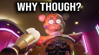 FREDDY REACTS to GETTING HIT by Fazer Blaster and Faz Camera  FNAF Security breach shorts [upl. by Shirlee]