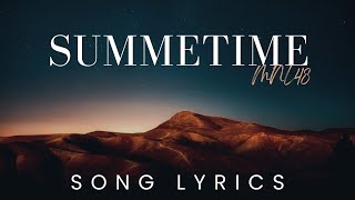 MNL48  Summertime  SONG LYRICS VERSION [upl. by Marinna]